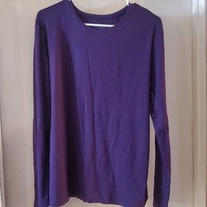 Purple long sleeve tshirt